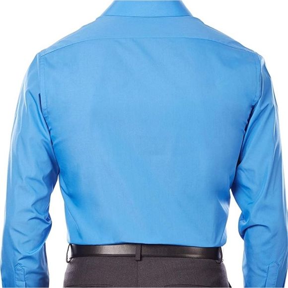 NWT Men's 2XL Van Heusen Regular Fit Poplin Pacifico Long Sleeve Dress S… - Picture 2 of 7